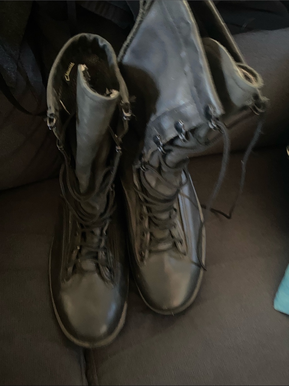 Men's Black Lace-Up Tactical Boots - Rugged Field Style